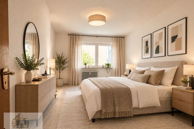 Digital Staging Schlafzimmer