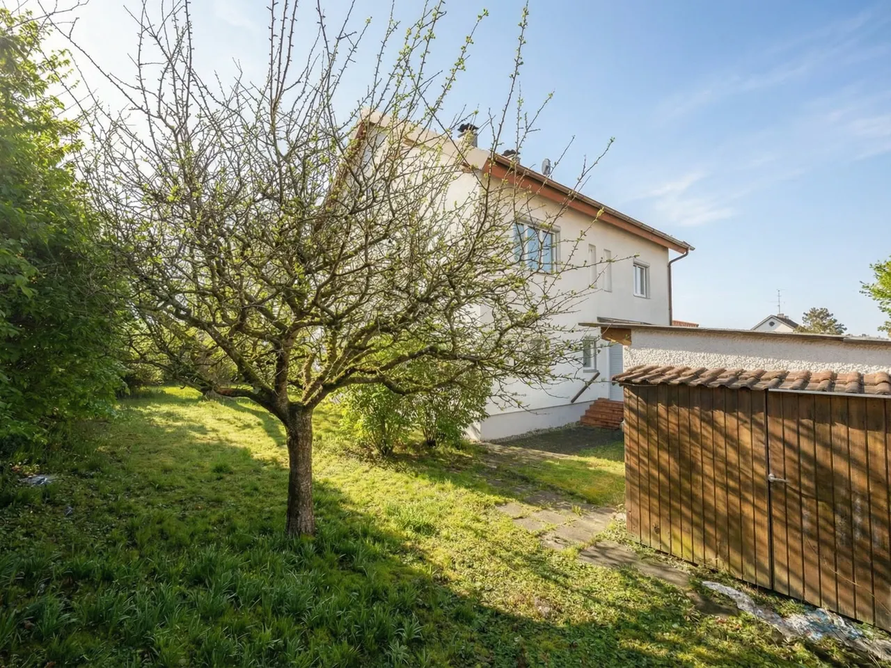 Garten hinter dem Haus