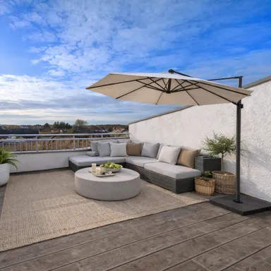 Maisonette-Wohnung I
Einziehen, Ankommen, Wohlfühlen – mit Blick über die Dächer von Neuss-Norf