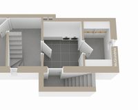 Grundriss Teilkeller (nicht maßstabsgetreu)