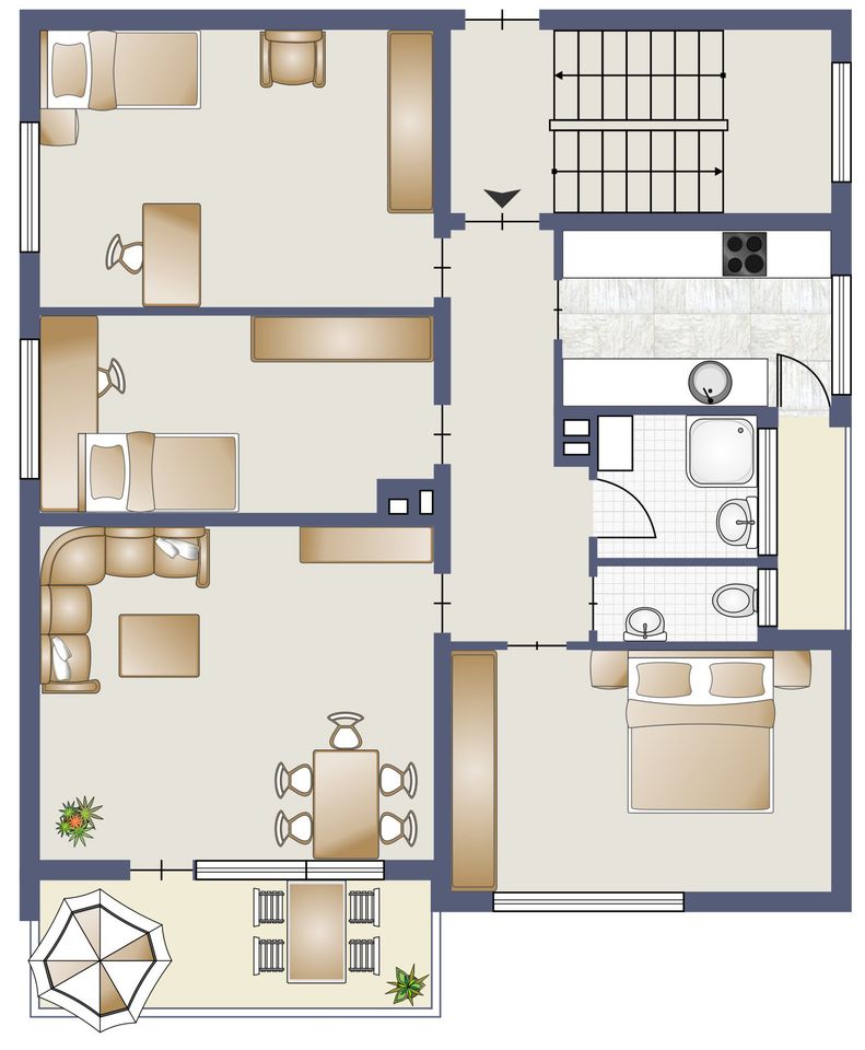 Grundriss zur Illustration