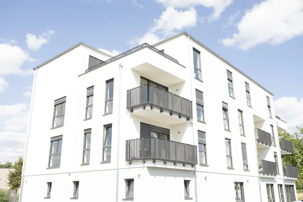 Neubau in Ladenburg mit Balkonen