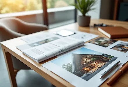 Verkaufsmappen für Immobilien professionell erstellen - Beitragsbild (Flux-advanced)