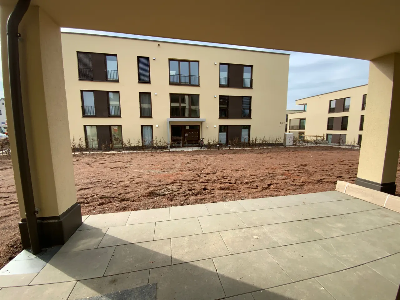 Terrasse mit Gartenanteil