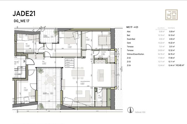 Wohnung 17 Grundriss