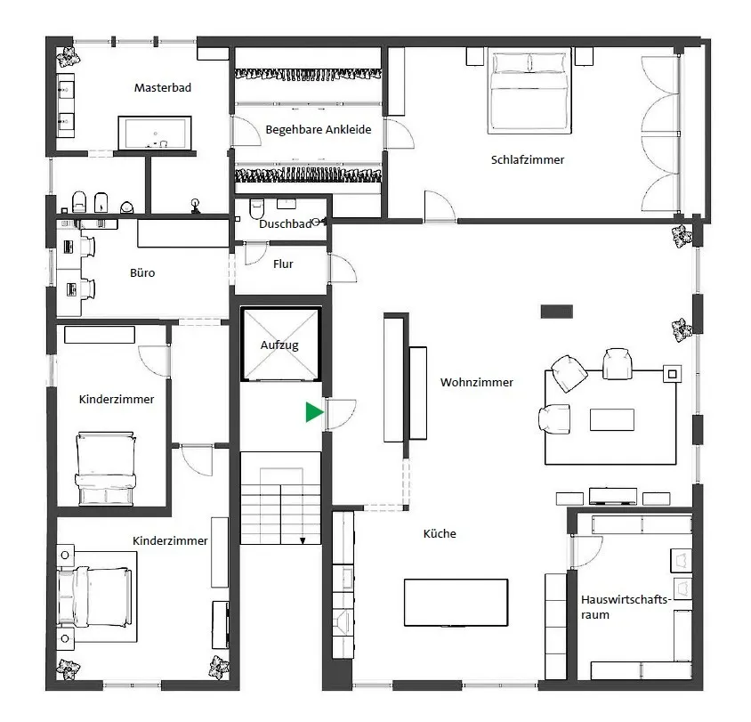 Grundriss Alternative