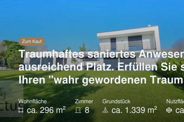 Nicht mehr verfügbar: Traumhaftes saniertes Anwesen mit ausreichend Platz. Erfüllen Sie sich Ihren „wahr gewordenen Traum“