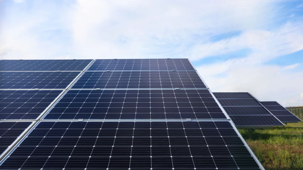 Solarmodule auf einem Hausdach