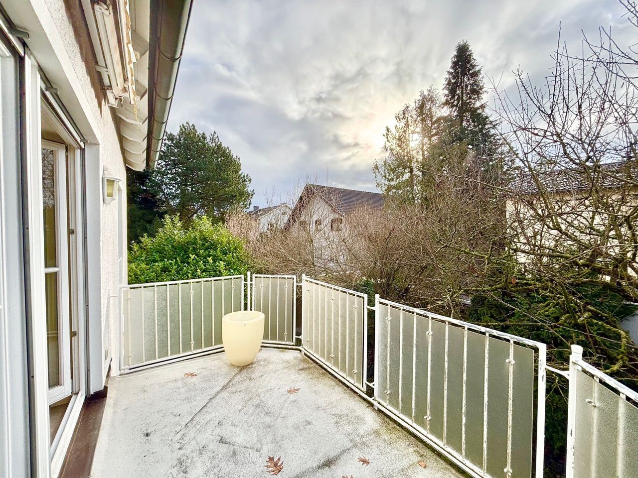 Balkon in Südausrichtung