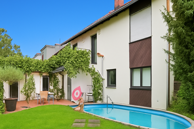 Garten mit Pool