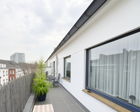 Balkon über den Dächern