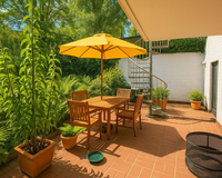 Terrasse Gartengeschoss KI bearbeitet
