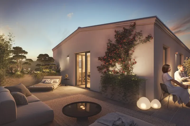 Visualisierung Dachterrasse