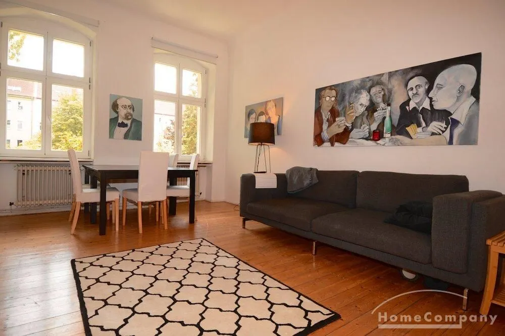 Charmante möblierte 2-Zimmer-Altbauwohnung in Berlin-Tempelhof - Photo 3