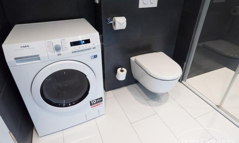 Bad mit Waschtrockner