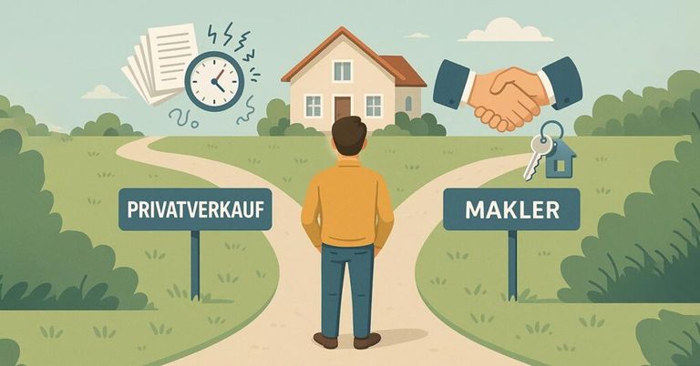 Immobilie verkaufen: Selbst handeln oder Makler beauftragen?
