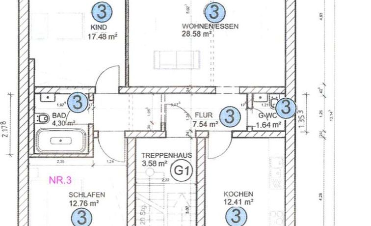 PLAN FOR APARTMENT 3