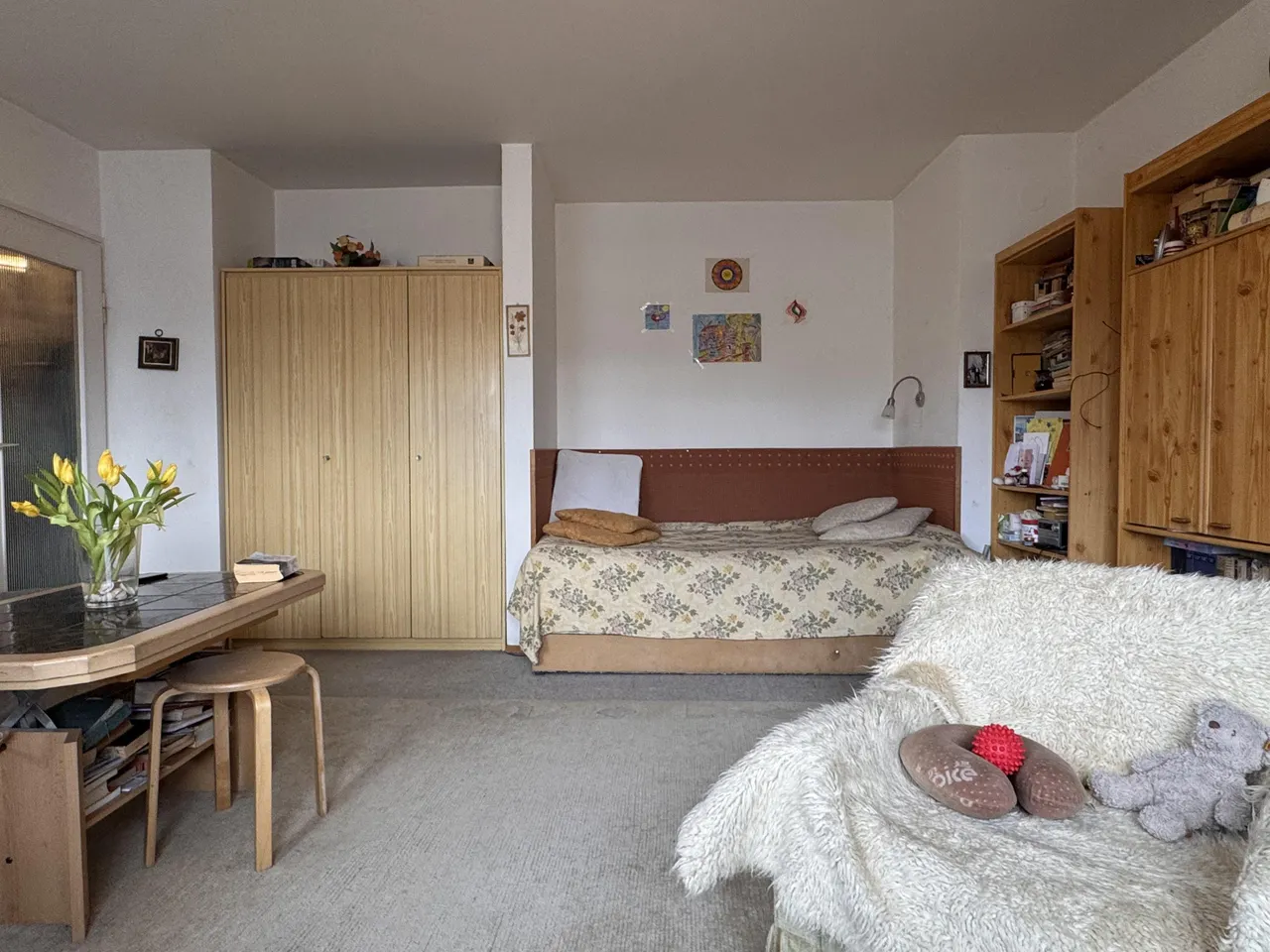 Wohn- und Schlafzimmer