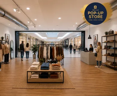 FLEXIBEL GESTALTBAR – CA. 328 M² VERKAUFSFLÄCHE IM SCHWANENMARKT KREFELD ZU MIETEN!