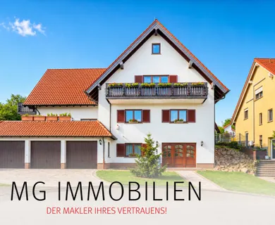 MG – Herrschaftliches Anwesen mit 3 Garagen, Garten und Weitblick