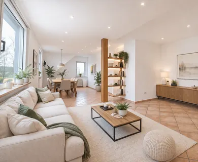 Helle ca. 80 m² große 2-Zimmer-Maisonettewohnung mit Spitzboden, Einbauküche und Tageslichtbad - Photo 1