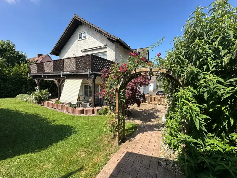 Ansicht Haus vom Garten