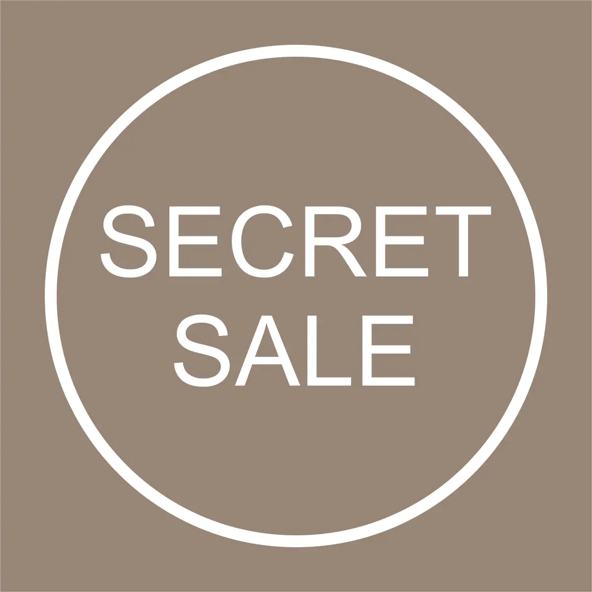 Secret Sale