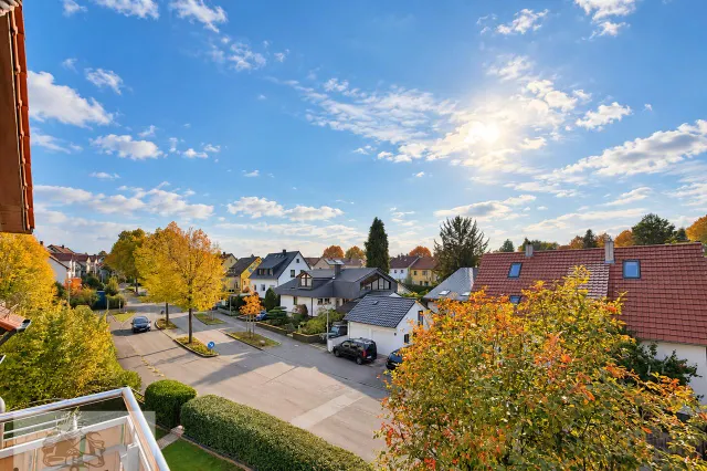 Aussicht vom Balkon