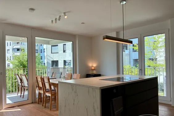 Hochwertig und modern möblierte 3-Zimmer-Wohnung im KUPA – Quartier Kuvertfabrik Pasing
