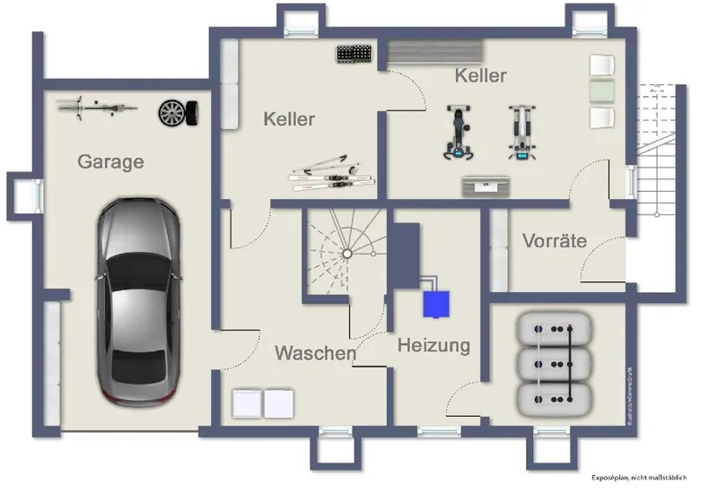 Grundriss Kellergeschoss