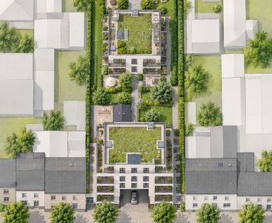 Positiver Vorbescheid für 2 MFH + 2 DHH
