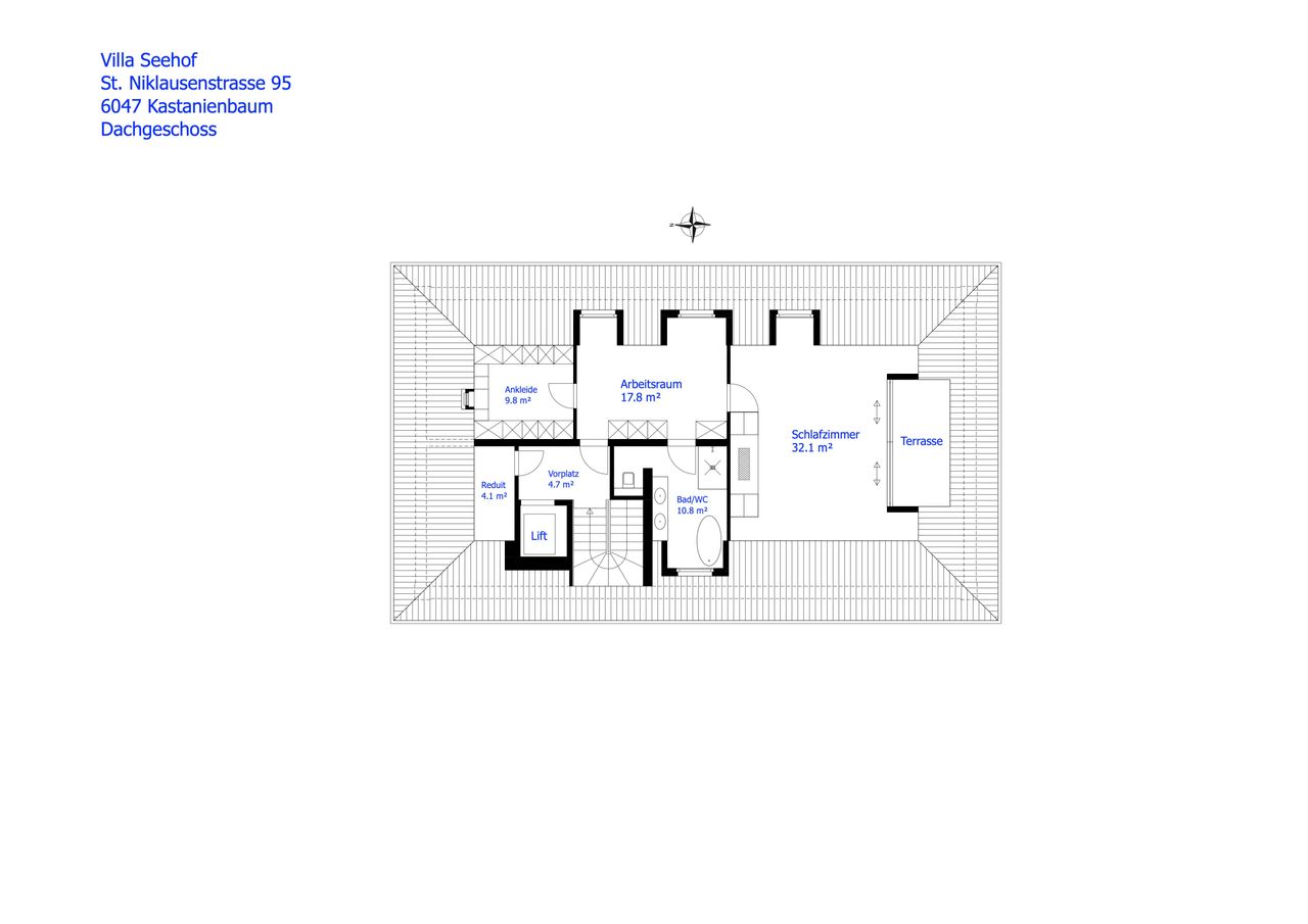 Villa Seehof - Grundriss DG