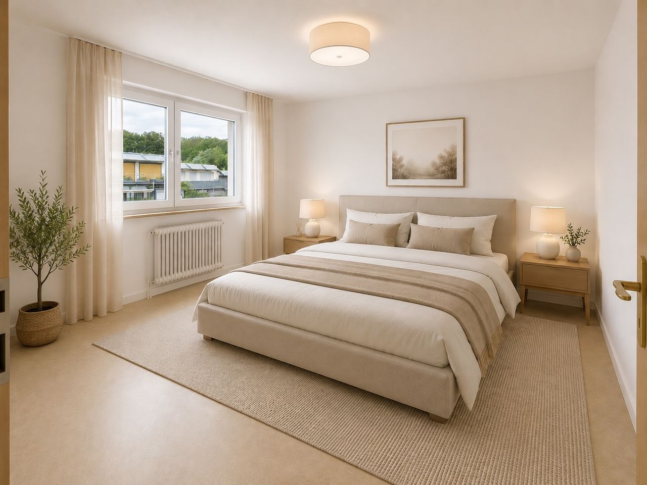 Schlafzimmer (Virtuelles Homestaging)