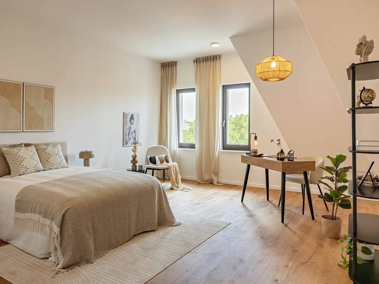 Schlafzimmer / Büro