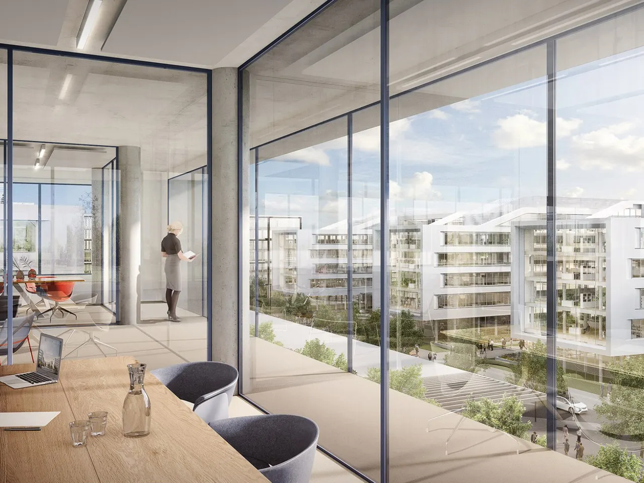 Visualisierung Büro