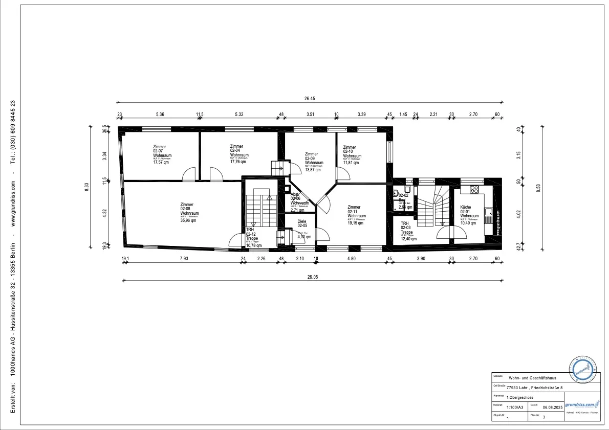 Grundriss 1. Obergeschoss