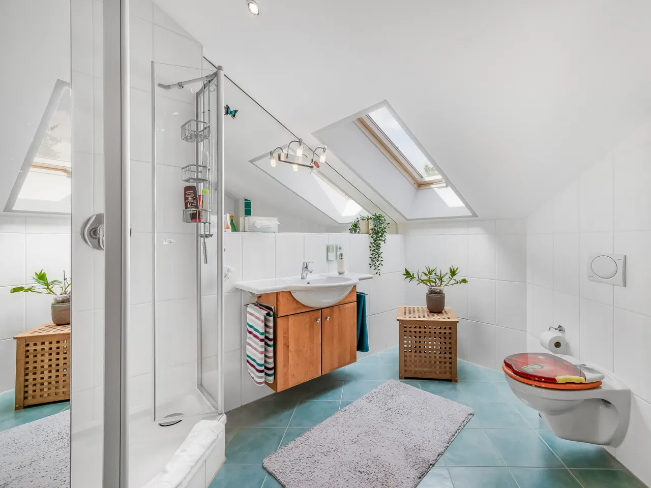 Badezimmer Dachgeschoss