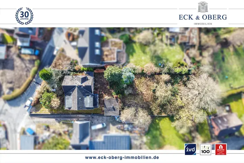 Baugrundstück mit Altbestand in Kiel-Kronsburg              1.584 m² mit Entwicklungspotenzial
