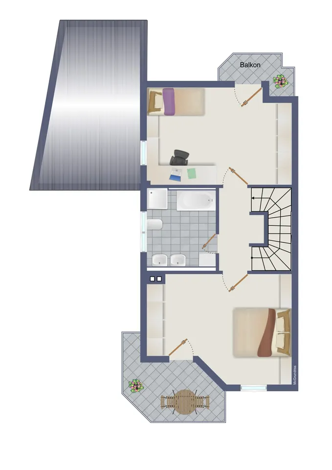 Grundriss Obergeschoss