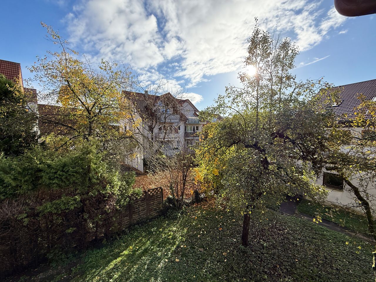 Aussicht nach hinten