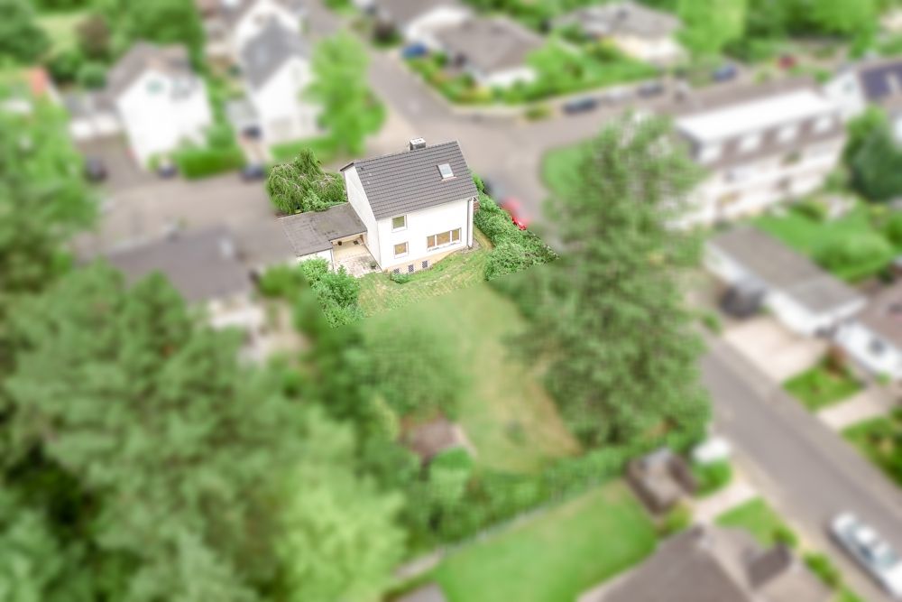 Gartenseitige Hausansicht