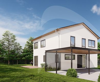 Individuelle Planung möglich: Lichtdurchflutetes Einfamilienhaus – KfW40