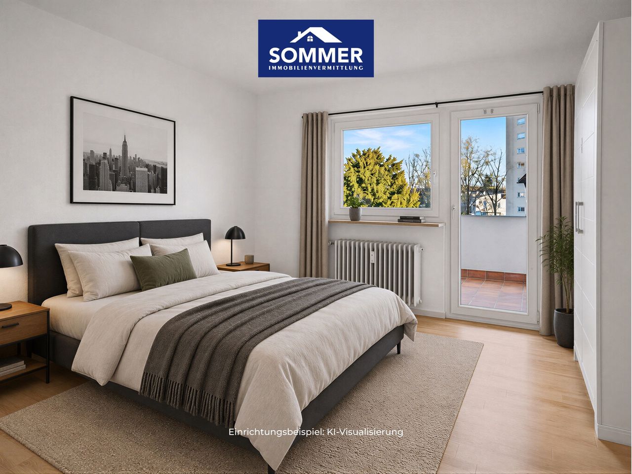 Schlafzimmer (KI-Visualisierung)