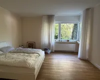 Schlafzimmer gen hinteren Garten
