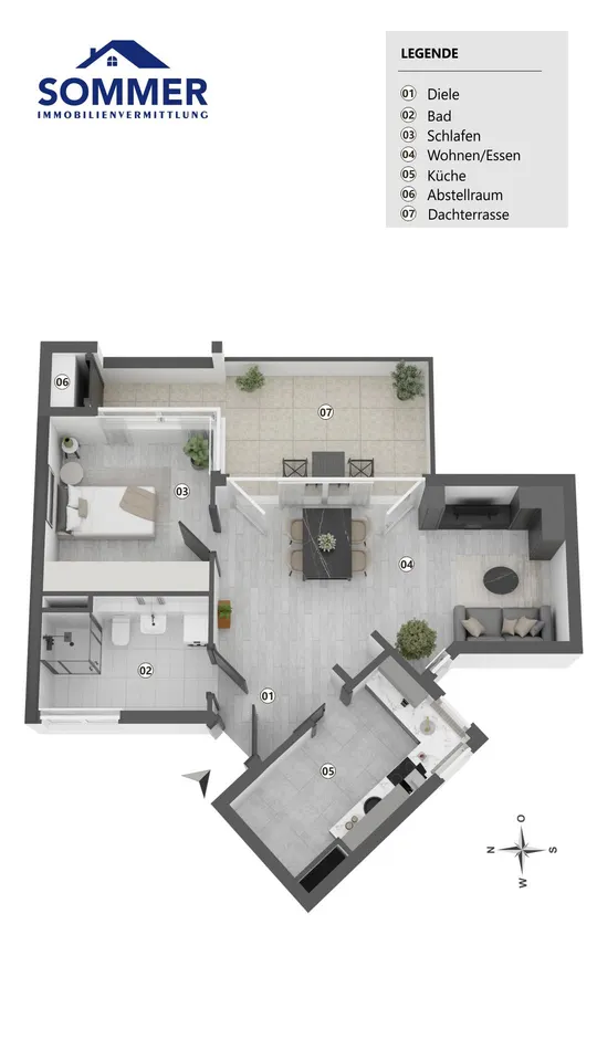 Grundriss Visualisierung
