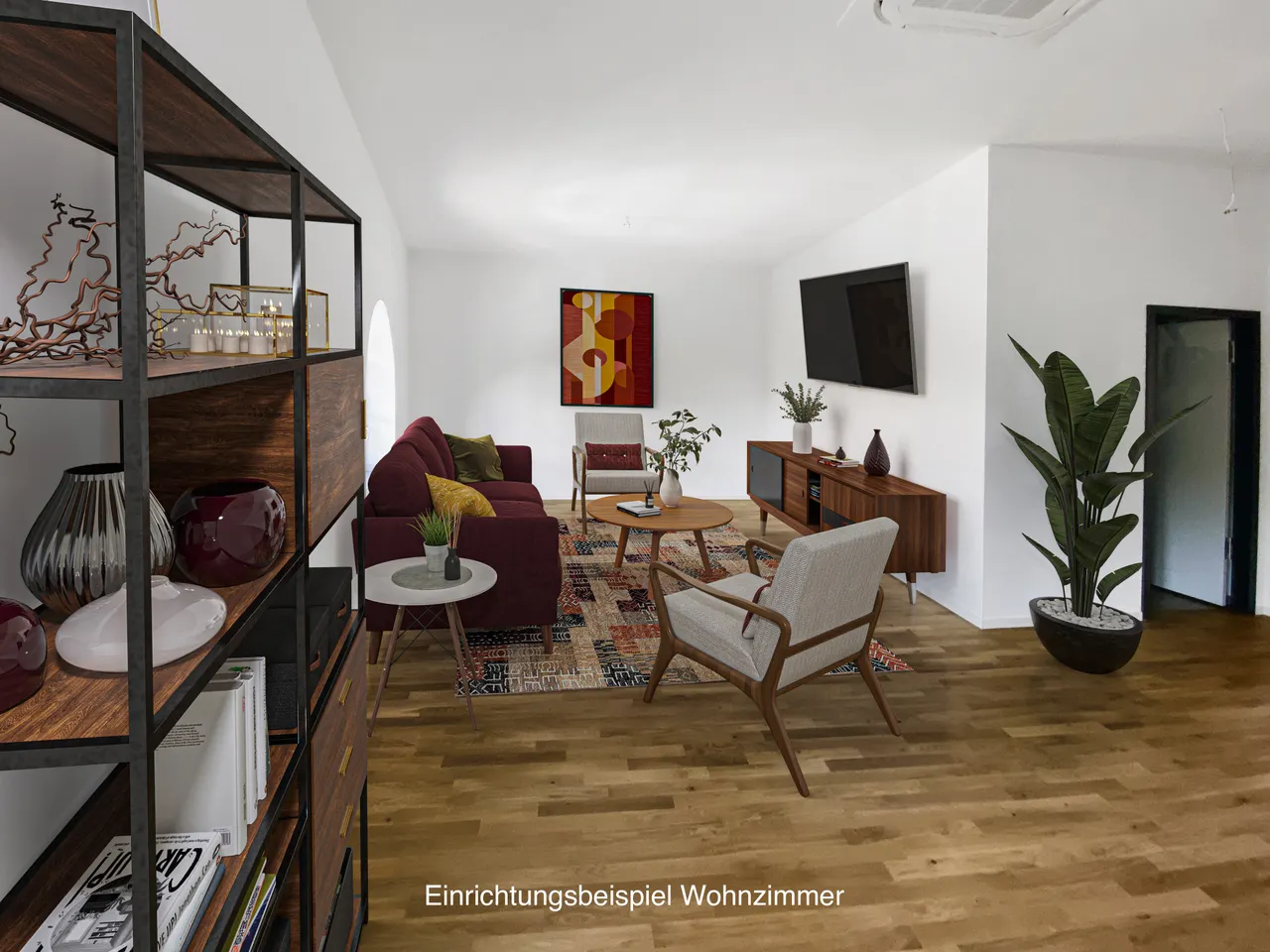Einrichtungsbeispiel Wohnzimmer