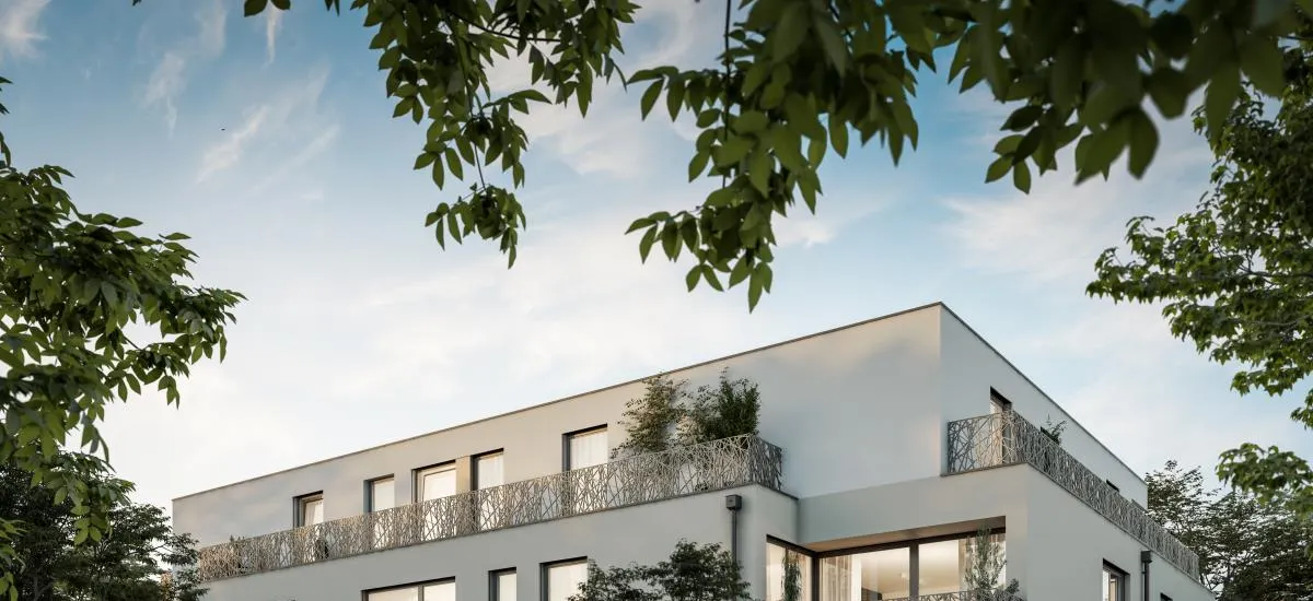 Bezugsfertig! Zeitlose Architektur. Hochwertige Gartenwohnung.