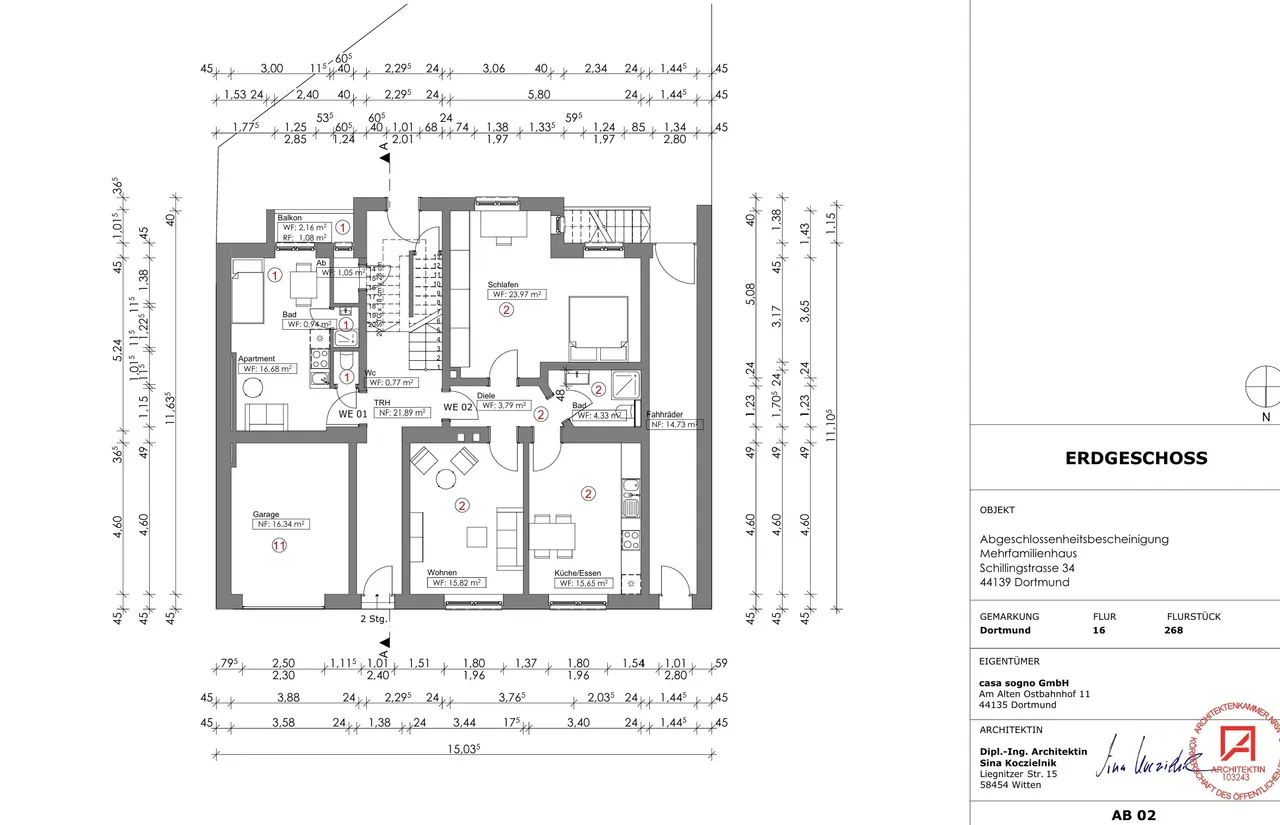 Grundriss WE02