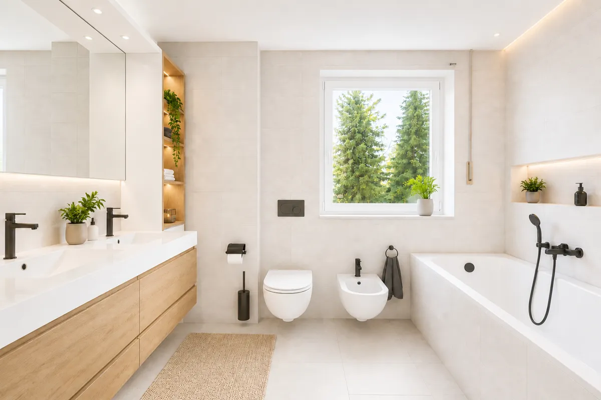 Badezimmer Obergeschoss KI