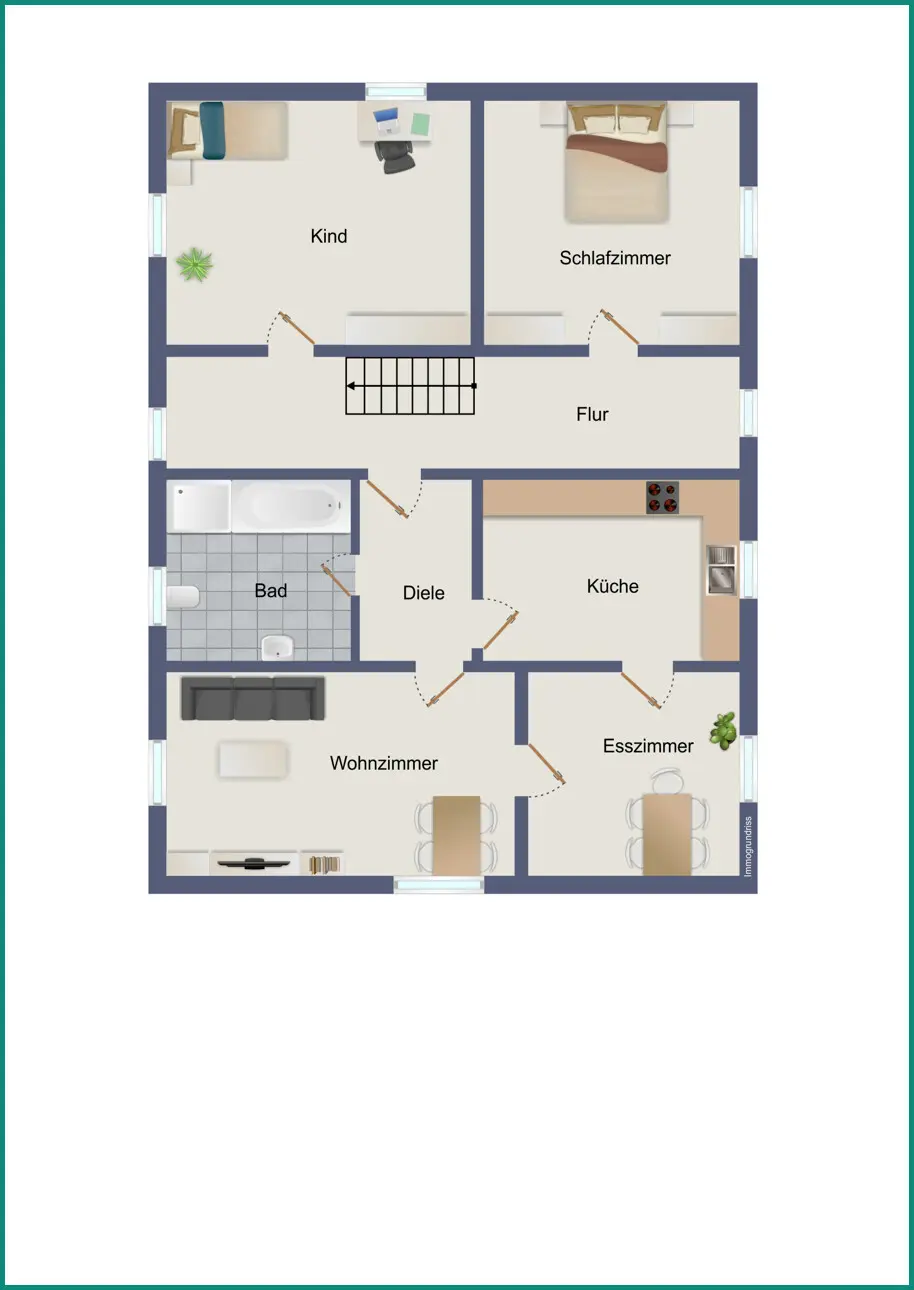 Grundriss Obergeschoss